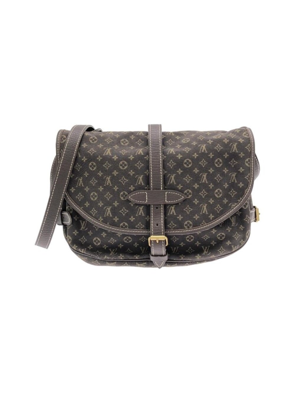 Louis Vuitton Monogram Mini Lin Saumur 30 Crossbody